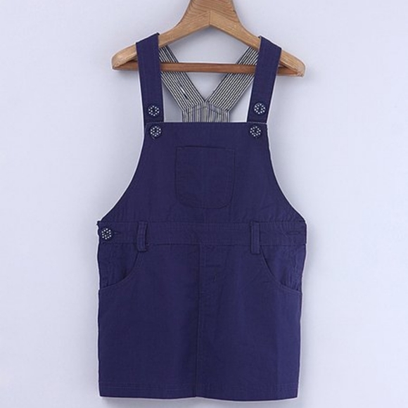Beebay Other - 🇺🇲🇺🇲Navy Dungaree Dress - Infant